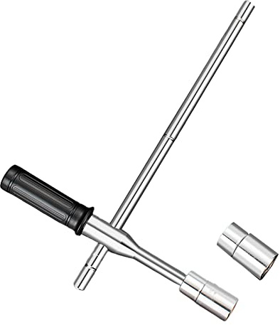 Qcbuegof Wheel Wrench Cross Cross Brace Socket Remover Car for Tire Replacement 17-23mm Tire Socket Set