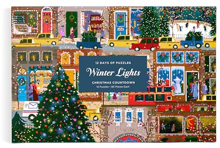 Joy Laforme Winter Lights 12 Days of Puzzles Holiday Countdown