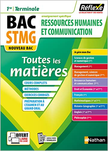 Toutes les matières Bac STMG - Spécialité Ressources humaines et communication 1re/ Tle - Réflexe - N° 2 (2)