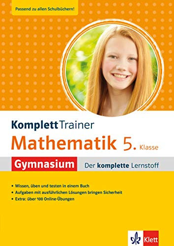 KomplettTrainer Mathematik 5. Klasse Gymnasium: Der komplette Lernstoff mit über 100 Online Mathe-Übungen