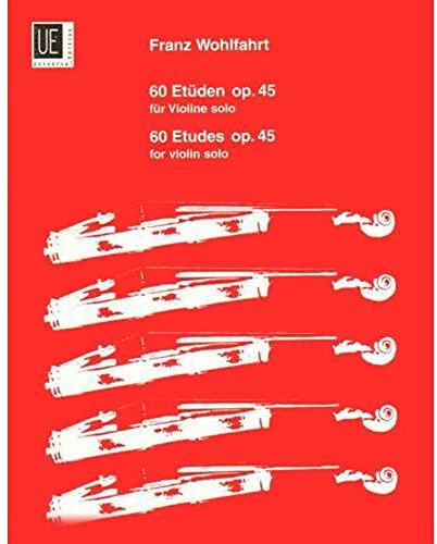 60 Etüden: op. 45. für Violine.: op. 45. Violine. Partitur.