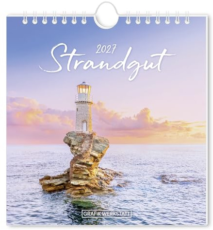 Postkartenkalender 2027 Strandgut: Postkartenkalender