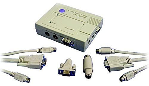 8Port MasterView Plus KVM RACK MOUNT SWITCH MIT OSD