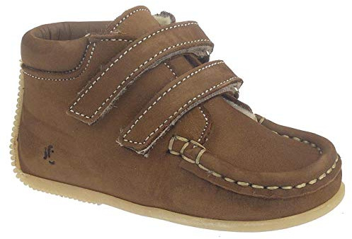JOCHIE Baby 80530 handgenähte Leder Lauflernschuhe gefüttert extrem weich Klett Gr.20-24