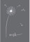 Rayher 45105000 Schablone Wish, Format DIN A5, mit Rakel, Siebdruck-Schablone, Malschablone, selbstklebend, Grau