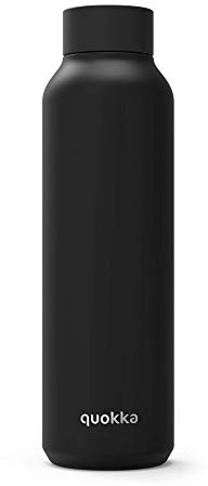 QUOKKA BOTELLA TERMO ACERO INOXIDABLE SOLID JET BLACK 630 ML