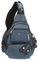 Vanlison Schultertasche für Damen und Herren mit mehreren Taschen, C-Marineblau (passend für 13 Laptops), L