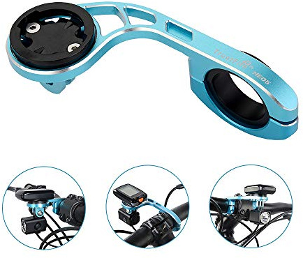 TrustFire Fahrradhalterung für Lenker, verstellbar, Halterung für Fahrrad, Mountainbike, Lenker, GPS, Halterung für Stoppuhr, Sport, Kamera, Garmin Bryton (blau)