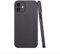 CELLBEE Kompatibel mit iPhone 12 Hülle Case - Premium Slim Schutzhülle für iPhone, Extrem Dünn, Anti Kratzer, Schutz ohne Kompromisse, Deep Black - Schwarz