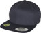 Flexfit Unisex-Adult 6089OC-Organic Cotton Snapback Baseball Cap, darknavy, one Size