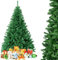 GYMAX Weihnachtsbaum künstlich 180 cm, Christbaum mit 1000 PVC-Spitzen, Kunstbaum Tannenbaum mit klappbaren Metallständer, für Zuhause, Geschäft & Büro, Grün