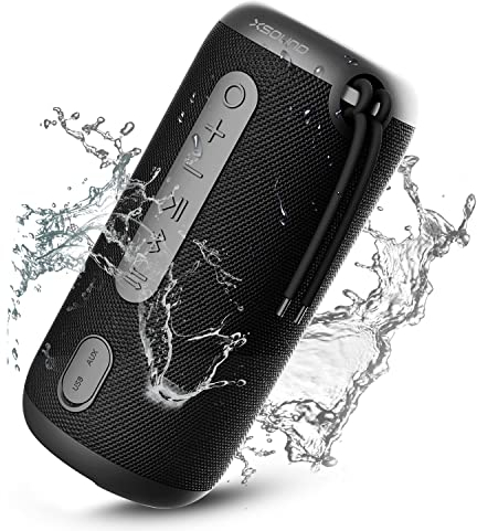 XSOUND Portable Bluetooth Speaker FunPlay Wireless Bluetooth Speaker With Bluetooth 5.2, Enhanced Bass, Stereo Sound, 24h Playtime, Usb c, IPX7 Waterproof Outdoor Speaker