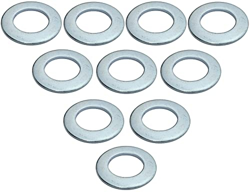 AERZETIX - C49139 - Set di 10 Rondelle piatte larghe - M20 Ø36mm H 2.7mm - in acciaio zincato - DIN 125
