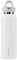 Threadless Vacuum Insulated Water Bottle with Twist-Free Lid, Travel Insulated Thermo Flask, Iced Coffee Tumbler, Coffee Ice Cup, Keeps Hot and Cold Matte White, 20oz