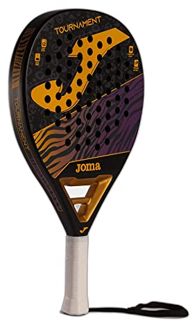 Joma Raqueta Tournament 401014.108, Color Negro, Naranja, Morado, Talla única