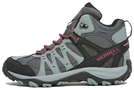 Merrell Women's Accentor 3 GORE-TEX® Mid Boots with High Traction Slip Resistant Sole & Air Cushion, Waterproof, Breathable (Grey, UK Footwear Size System, Adult, Women, Numeric, Medium, 7)