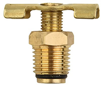 ZYNCUE Air Compressor Tank 1/4 for BSP Drain Valve/tap/drain Cock with T-handle, for air compressor, 1 Pc