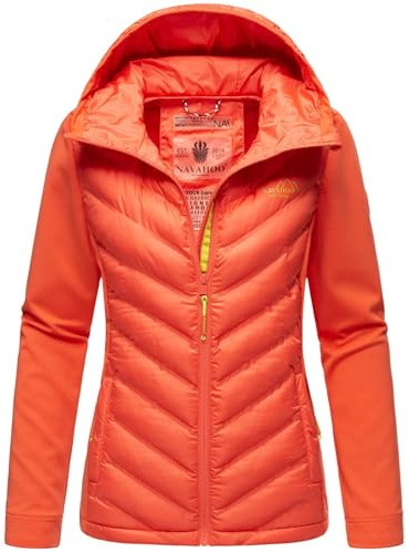 Navahoo Damen Fleece Hybrid Jacke Wanderjacke Kapuzenjacke B852