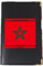 Syl'la Drapeau Protection Porte Carte Grise papiers Voiture permis Noir en Cuir pour Homme ou Femme (Maroc personnalisé)