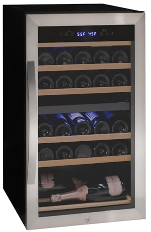 Allavino KWR28D-2SR Wine Refrigerator, 28 Bottles, Stainless Steel