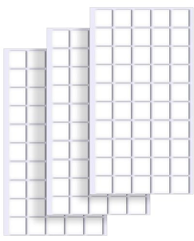 LUTER 150pcs Double Sided Tape Squares, Removable Mounting Squares Non Marking Clear Sticky Tack for Wall Hanging Poster Putty Adhesive Mounting Putty for Craft Art Decoration