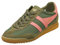 Gola Unisex Tornado Sneaker, Military Green/Coral Pink, 42 EU