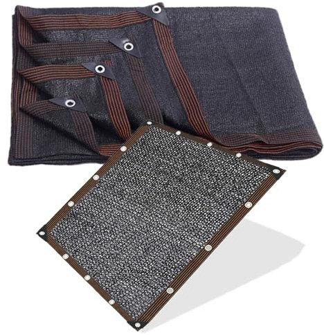 YHBZ Breathable Shading Netting,Greenhouse Shading Net with Grommets,Rectangular Sunblock Shade Cloth,Pergola Shading Blinds,for Garden Balcony Kennel (Black),8x15m(26 * 49.2ft)