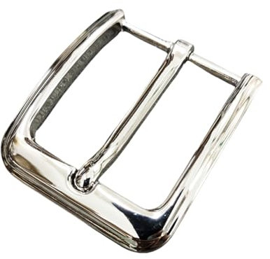 BHIPKOT 1 Stück Klassische Gürtelschnalle Gürtelschnalle HerrenGürtelschnallen 38-40 Mm Quadratische Ersatzschnalle Aus Zinklegierung Gürtelschnalle Für Männer Frauen Gürtel (Silber)