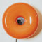 Modern Wandleuchte in Orange Donut Lampe Glas LED Wandlampe Dimmbar mit Stecker Touch Control 3000K-6000K Rund Nachttischlampe mit Kabel Deko Nachtlicht Donut Tisch Lampe für Wohnzimmer Ess Schlafzimm