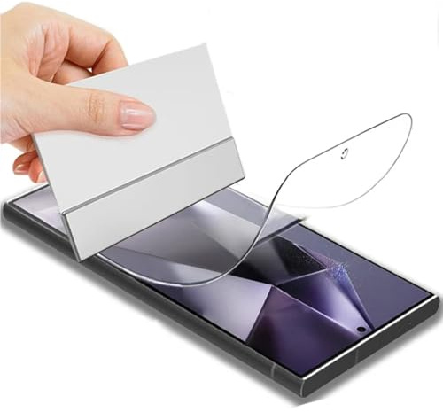 Pellicola Protettiva Idrogel per Samsung Galaxy S24 Ultra 5G (6.8) | 3 Pezzi [Alta Sensibilità] Flessibile HD Clear Protezione Schermo,TPU Pellicola Idrogel