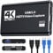 H.May Scheda di acquisizione video, scheda di acquisizione USB 3.0, 4K HDMI Loop-Out, 1080P 60FPS Video Recorder per PS4, OBS, fotocamera, gioco, streaming, trasmissione