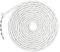 Domus&Trend - Treccia Piombo 50 M per Tende per Interni, Tenda Doccia, Tovaglie, Filo Corda Piombata Accessori Utili per Tendaggi Fai da Fe, Filo Piombo Peso Leggero 22 gr/m e Ecologico, Made in Italy