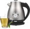 Cecotec Bouilloire Thermosense 620 Retro Steel. Bouilloire de 1,7 L inox de haute qualité, 2200 W avec chauffage rapide, thermomètre, pivotante 360° et arrêt automatique pour plus de sécurité.