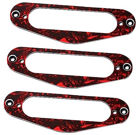 GREENADSCAPE 3 Stück Gitarren-tonabnehmerrahmen Single-coil-flach-montagering Humbucker-ring Für Tl-style-e-gitarren