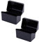 EXCEART 2pcs Desktop Karten Box Visitenkarten Ständer Visitenkarten Box Bilder Karten Schwarz