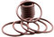 O-Ring aus braunem Fluorkautschuk, 5mm x 60mm x 70mm Hochtemperatur- und korrosionsbeständiger Dichtungsring