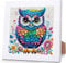 Qiukoo Diamond Painting Kinder mit Rahmen Bastelset Kinder ab 4 Jahre Mädchen Junge Diamant Painting Bilder Kleine Geschenke Mädchen 4 5 6 7 8 9 10 11 12 jahre