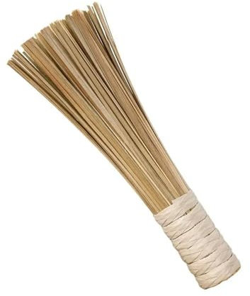 NYSDM 1PC 7 Pouces de Longueur Wok Brosse de Nettoyage Fouet Brosses Wok en Bambou Traditionnelles Outils de Cuisine