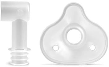 PARI BABY Maske Größe 2 mit BABY Winkel - Für Kinder zwischen 1-3 Jahren | Weiche Silikonmaske mit BABY Winkel welcher die Inhalation im Sitzen oder Liegen für Kleinkinder von 1 - 3 Jahren ermöglicht