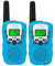 Sigdio Walkie Talkies Niños 8 Canales Función VOX LCD Pantalla 10 Tonos Linterna Incorporado Walky Talky (Azul, sin bateria)