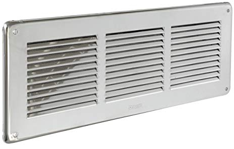 La Ventilazione GIN30R-Y Griglia, Inox 430, 340x140 mm