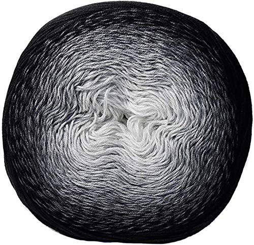 Yarn Art YarnArt Blumengarn, 55 % Baumwolle, 45 % Acryl, 250 g, mehrfarbiges Baumwollgarn, Regenbogen-Häkelgarn, Frühling, Sommer, 1 feiner Sportknäuel (253)