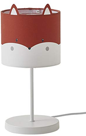 Vertbaudet Kinder Nachttischlampe,Fuchs weiß/rot ONE SIZE