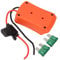 EVTSCAN Battery Adapter with Fuse for Electric Bike Skateboard Toy Car 18V 20V 14AWG Orange