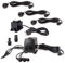 CLGarden Springbrunnen Pumpe SP3 Generalüberholt Springbrunnenpumpe mit 3x LED Ring Beleuchtung für Wasserspiel Bachlauf