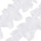 GORGECRAFT 4.6mx11cm Weiß Plissiertes Organza-Rüschenband Mit Perlenbesatz 4-3/8 Chiffon-Perlen Spitzenkantenbesatz Rüschenband Stoff Bekleidungszubehör Zum Nähen Basteln Hochzeitskleid