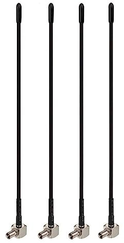 Bingfu 4G LTE Antenna Mini Soft Whip TS9 (4-Pack) Compatible with Verizon AT&T T-Mobile Sprint 4G LTE Mobile Hotspot MiFi Router Cellular Broadband Modem USB Modem Dongle Adapter