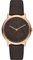 Armani Exchange Herrenuhr quarz/2 Zeiger Uhrwerk 40mm Gehäusegröße mit einem Lederarmband AX2873