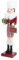Luxshiny Weihnachts-Nussknacker Aus Holz - Frau Mit Nussknacker-Figur, Feiertags-Puppenfigur Dekoration 37 cm