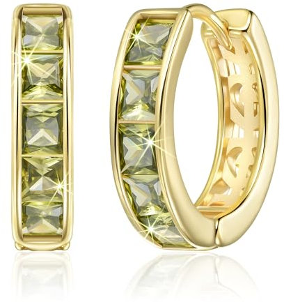 Linawe Kleine Creolen Gold, Grüne Mini Helix Piercings Piercing Ohr Ohrstecker, Schmuck Ohrhänger Damenohrringe Jewelry, Huggies Hoop Ohringe Conch Ring Hypoallergene Ohrstecker